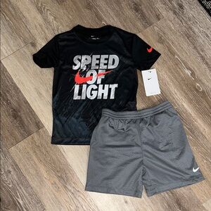 NEW Nike Black and Gray Speed of Light Set